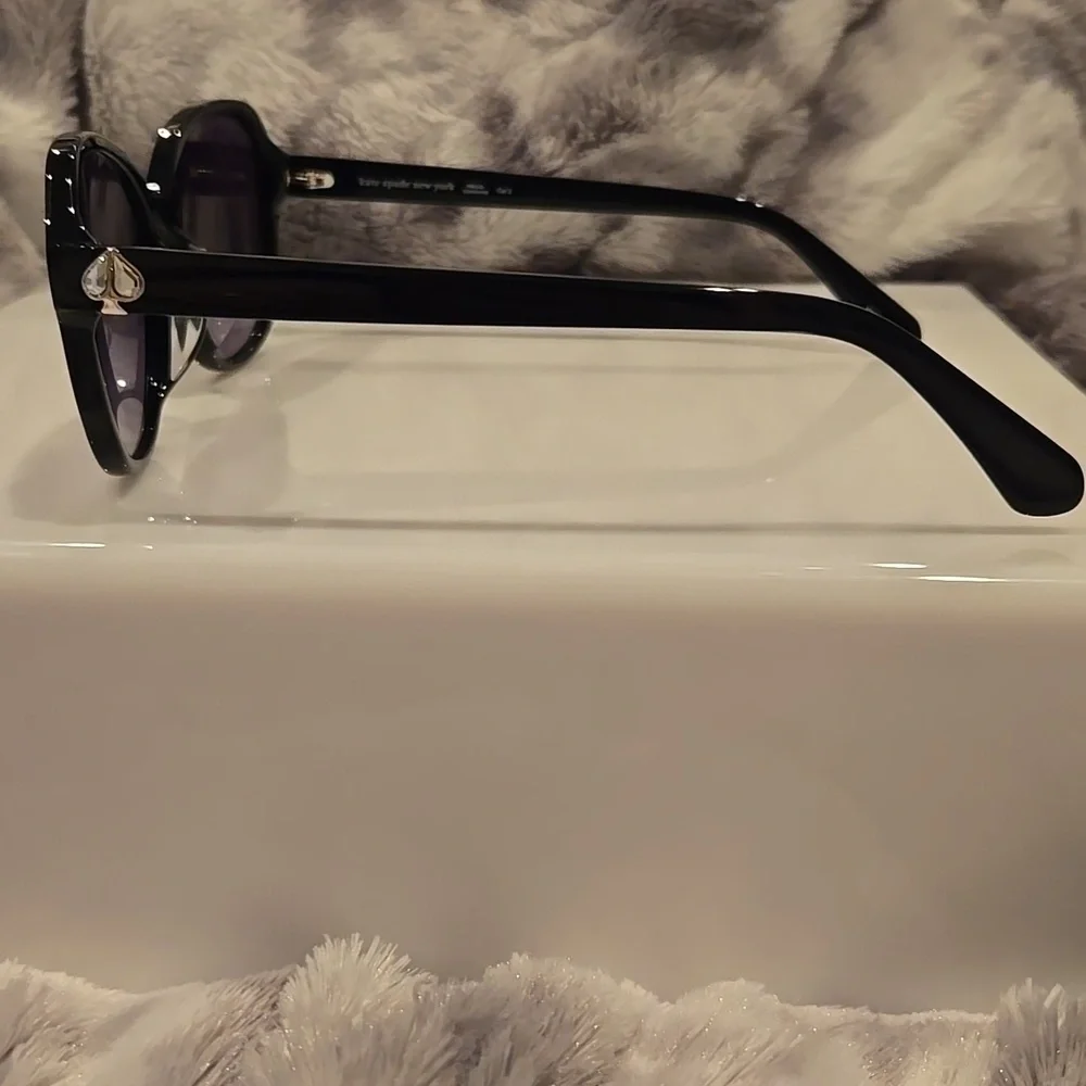 Kate Spade Black Sandi Sunglasses Brand New In Case